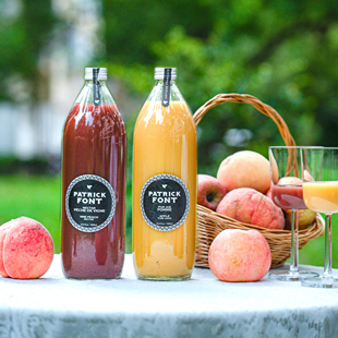 法国进口PatrickFont手工果肉果汁饮料帕特里藤桃汁苹果汁NFC果汁