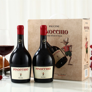 甜美花果香匹诺曹红酒意大利童话名庄彼奇尼奇遇半甜红葡萄酒