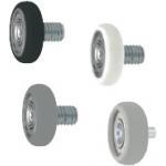 替换米思米UMBRH6-28硅胶·聚氨酯成形轴承 带外螺纹R型