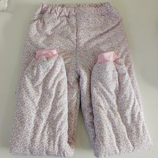 冬季 成人保暖居家打底裤 手工男女薄纯棉高腰纯色加厚修身 棉花棉裤