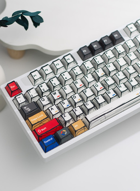 机械键盘108键电竞游戏笔记本电脑键盘台式男女生办公静音有线