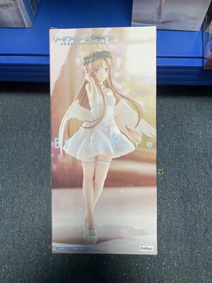 日版现货 FURYU 刀剑神域 BiCute Pure 亚丝娜 天使 景品 手办