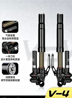 气VDV V4 倒置前减震46芯九号E80C MZ小牛NXT /FX风速气瓶装置