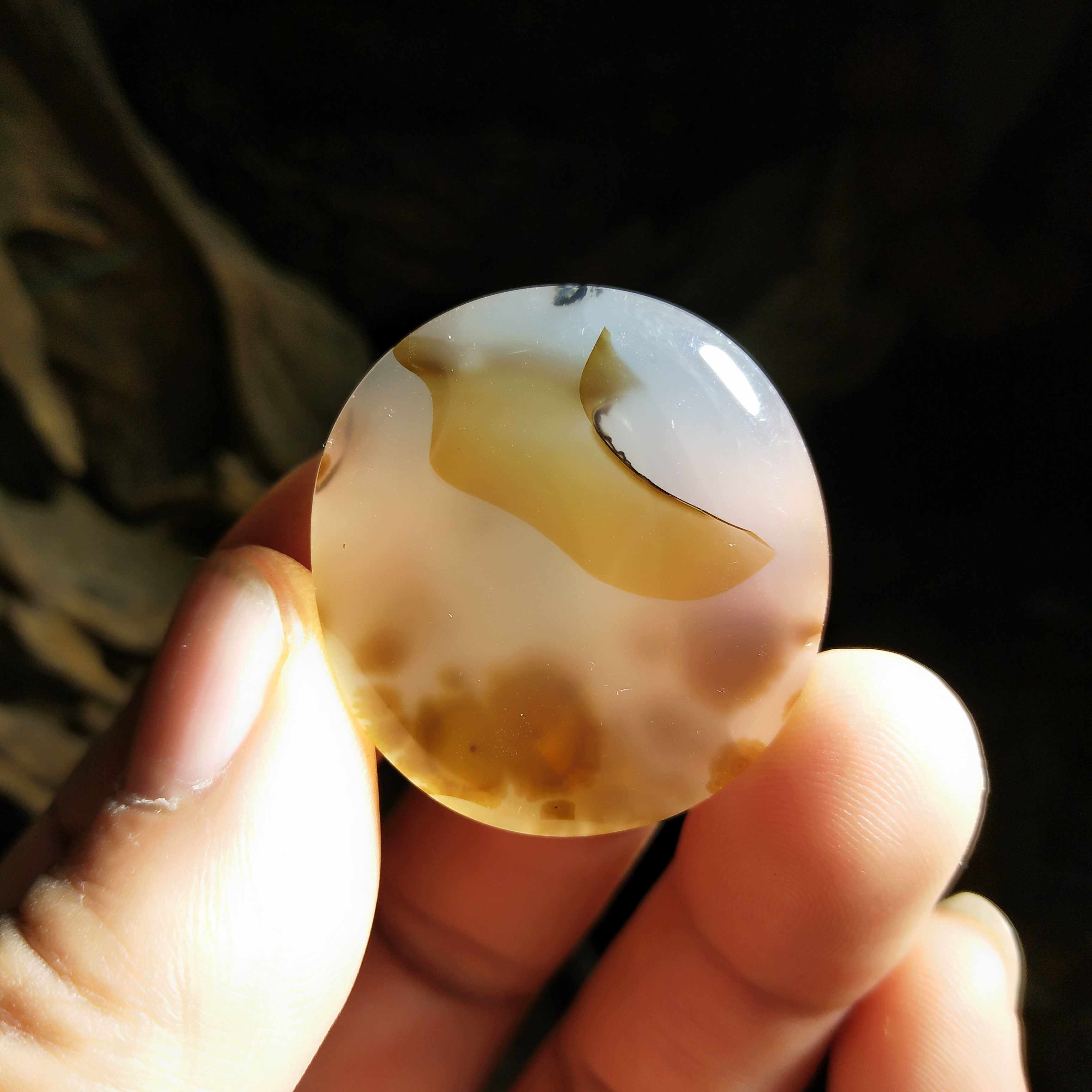 海洋玉髓象形佛脚