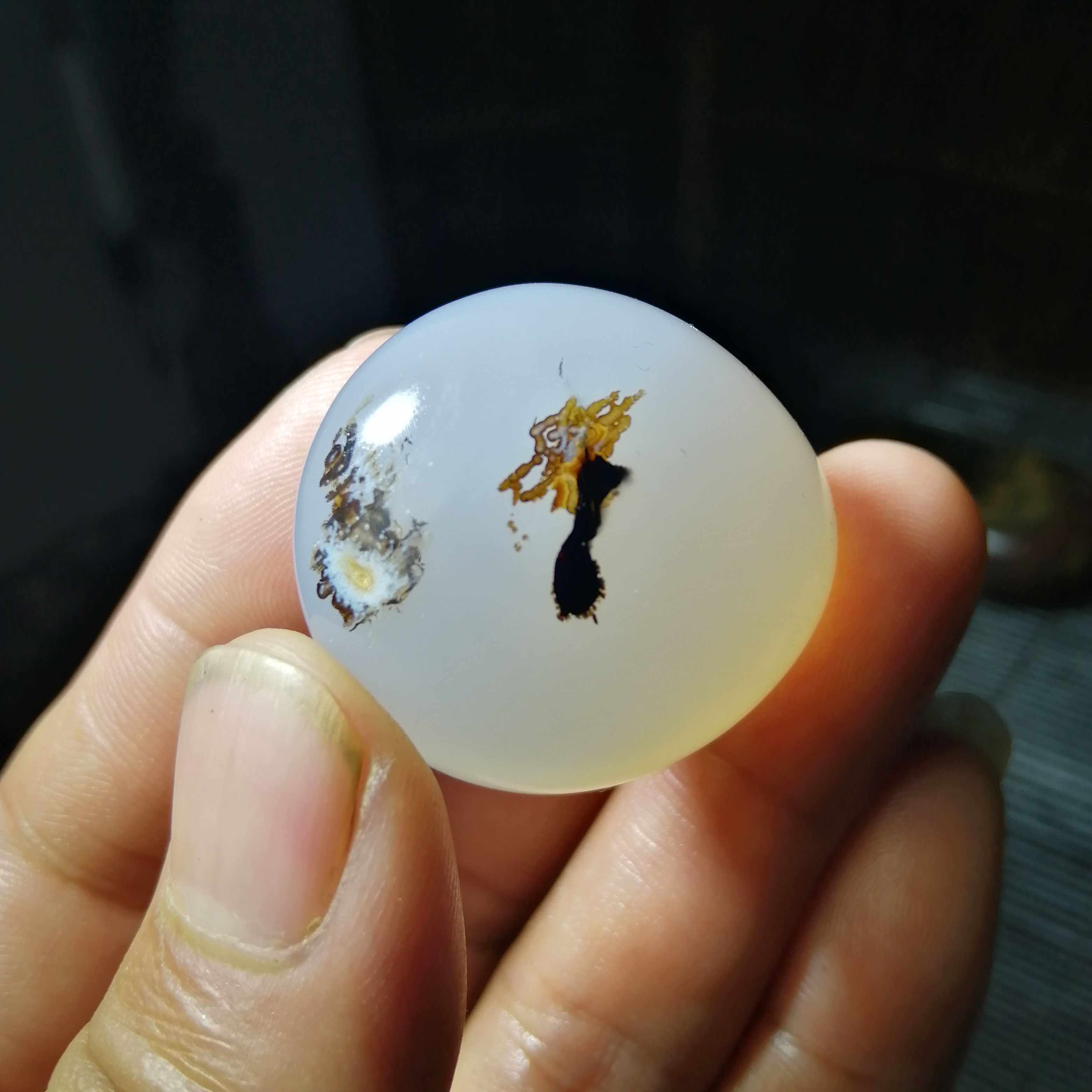 天然海洋玉髓象形龙