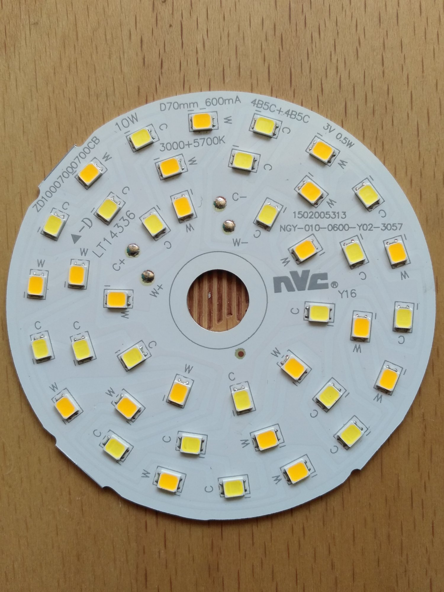 雷士NVC5串4*2并双色温LED模组