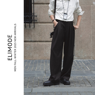 宽松微弹直筒垂感仿牛仔通勤休闲裤 2025秋季 VENOM ELI