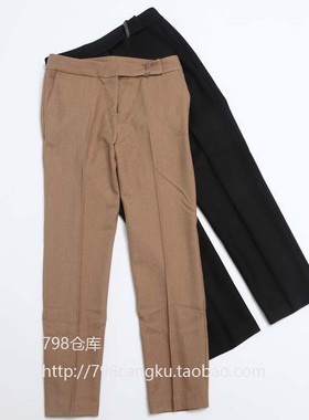 798仓库 10.25上新 立体裁剪微弹商务通勤西裤2B22094