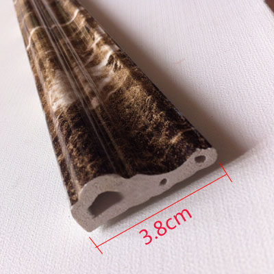 pvc装饰线条 欧式背景墙压边装饰线 门套包边 窗套收口3.8cm
