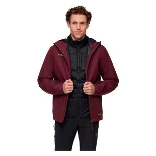 代购Mammut男士冲锋衣防水防风保暖3in1外套连帽长袖户外夹克