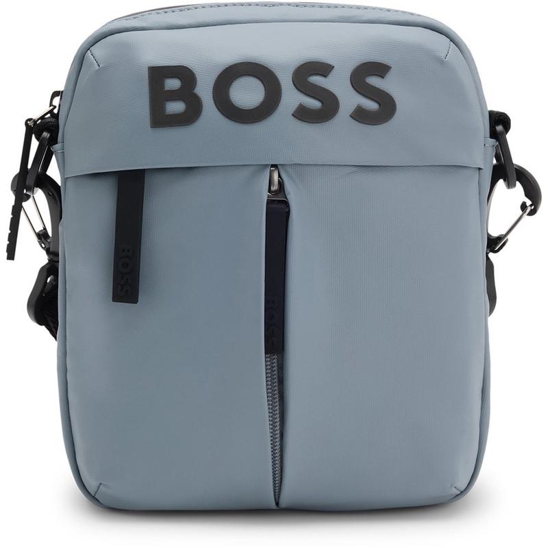 代购BOSS男士高尔夫球包双拉链隔层可调节肩带内部口袋