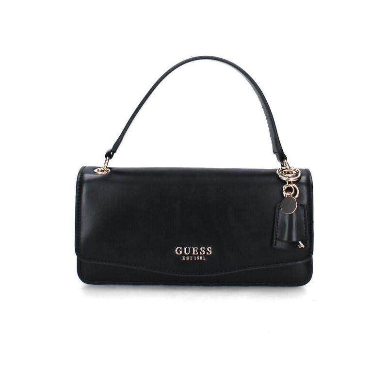 代购GUESS女士手提包便携收纳日常使用简约设计可调节肩带黑色,箱包皮具/热销女包/男包,手拿包,淘宝优惠券,粉丝福利购,淘宝优惠卷