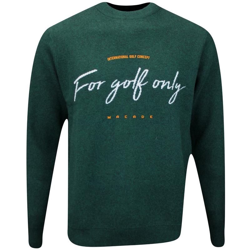 代购MACADE男士卫衣保暖舒适针织加绒户外日常毛衣爆款休闲