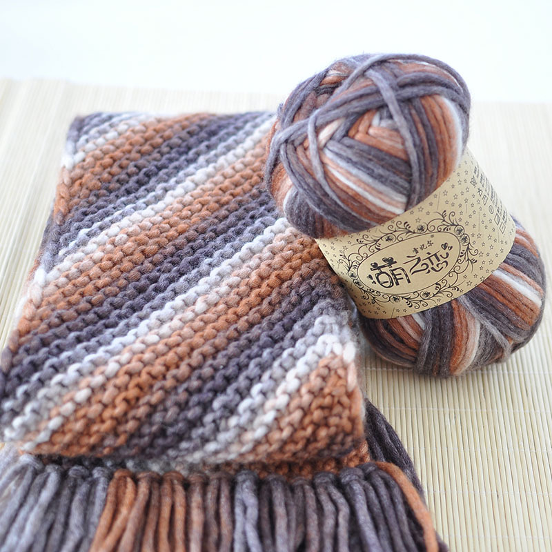 雪妃尔萌之恋围巾线帽子线手工编织diy水波纹男女情侣棒针粗毛线