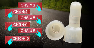 接线端子 安全型接线帽 CH5 端子Φ5 闭端子 尼龙压线帽 铜