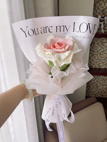 Плетеный набор материалов для друга, «сделай сам», Таиланд, розы, букет, подарок для девушки