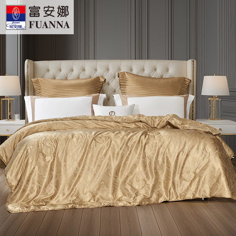 【专柜同款】富安娜蚕丝被冬厚被四季通用蚕丝被秋冬被子琉璃夜曲,床上用品,蚕丝被,淘宝优惠券,粉丝福利购,淘宝优惠卷