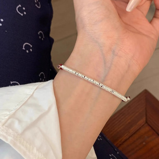 本命年990银日进斗金碎银子小盘缠手绳三生三世六六大顺红绳手绳