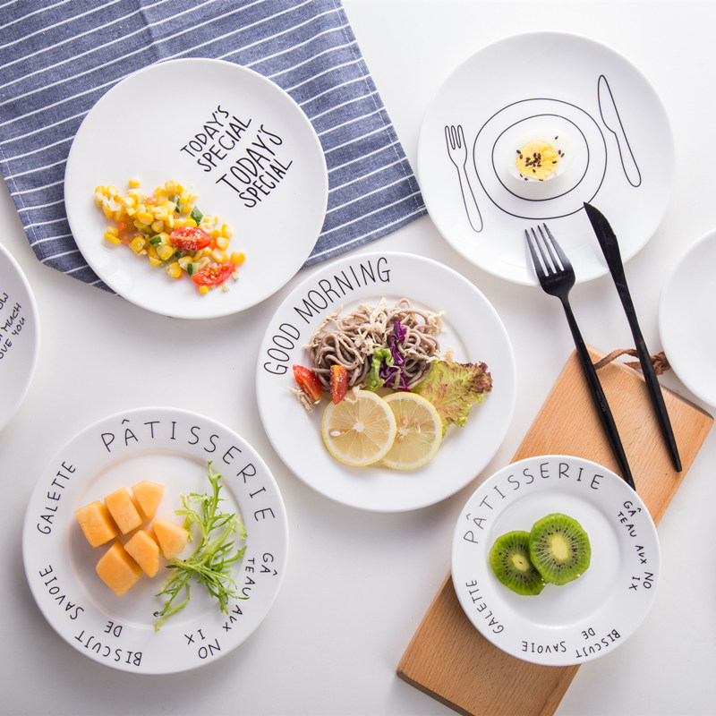 originality Northern Europe ceramics plate Western breakfast fruit A snack steak Salad Dessert household A plate insin the Tableware , Tableware , Plate  category - from Buy2taobao.com to provide professional Taobao agent buy service