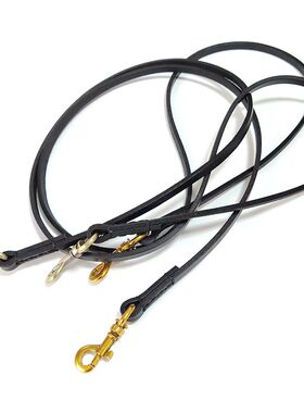 包包斜挎肩带头层植鞣牛皮背带6毫米粗黑色牛皮包带子替换带子