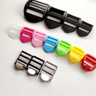 男女双肩包包配件黑色插扣加厚树脂梯扣目子扣调节扣彩色红色黄色
