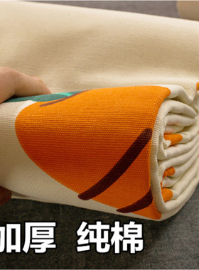 【加厚!铺床很平整】老粗布床单单件棉麻加密学生宿舍睡单大炕单