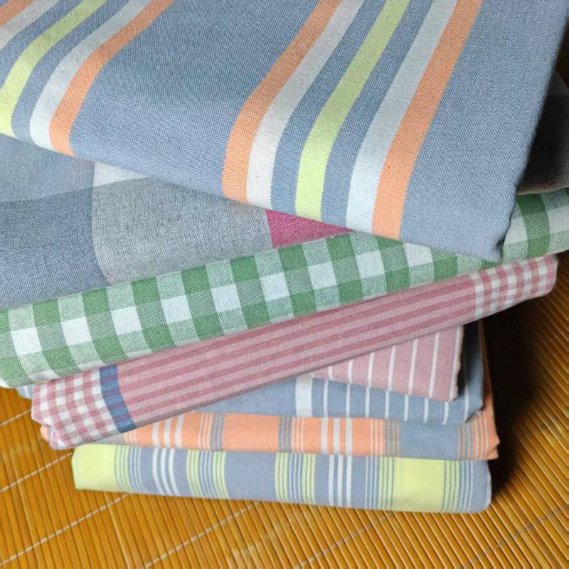 纯棉加厚老粗布床单双人单人防滑被单四季格子睡单亲肤舒适大炕单