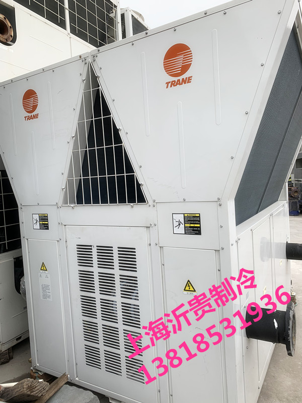 二手特灵中央空调50匹风冷模块机风冷热泵机组130kw