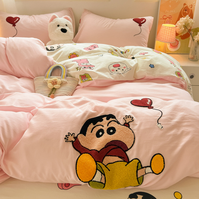 母婴级纯棉四件套卡通
