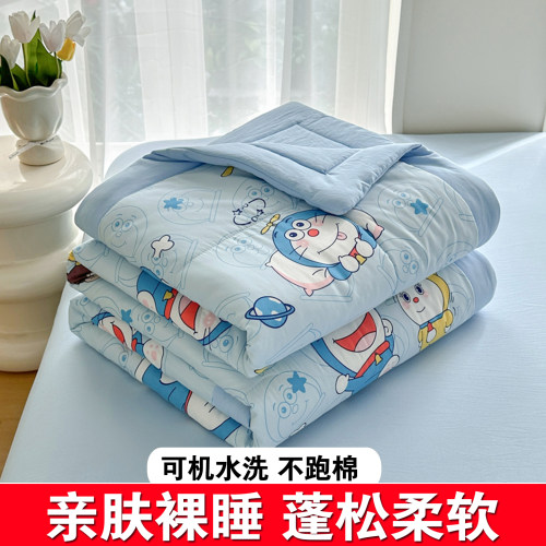 哆啦A梦全棉夏凉被夏季被子