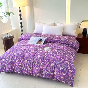 200 单被套150 230被罩全棉亲肤被单 A类木棉双层纱碎花款 2025新款