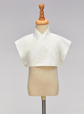 汉服假领子儿童汉服内搭男童衣领女童义领演出服白色领子古装内衬