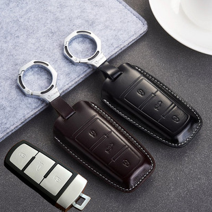 适用于 15 16年款大众CC钥匙包老迈腾B7L B6无钥匙启动真皮套