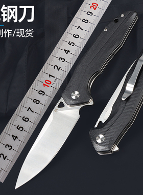 D2钢刀户外折叠刀多功能折刀高硬度刀野营刀具登山露营工具防身刀