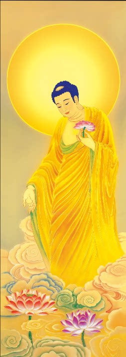 苏绣diy套件初学 阿弥陀佛西方接引图 手工刺绣装饰画材料包 包邮