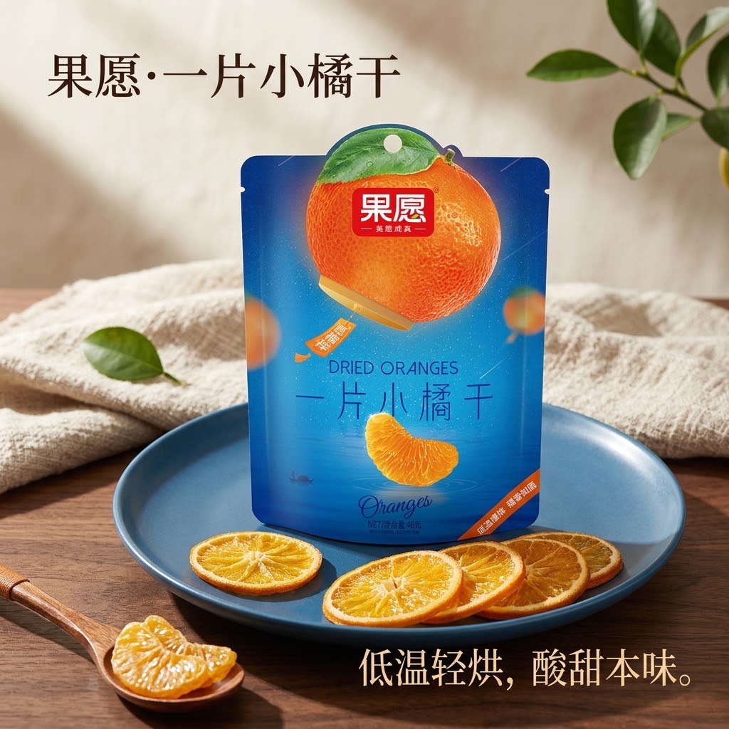 果愿小橘干果脯柑橘蜜饯果干零食小吃慢烘干永州果干小桔干小袋装