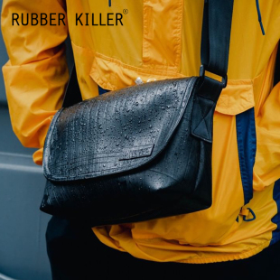 RUBBER 包邮 潮流复古轮胎包小众斜挎单肩背 KILLER 差包通勤骑行包