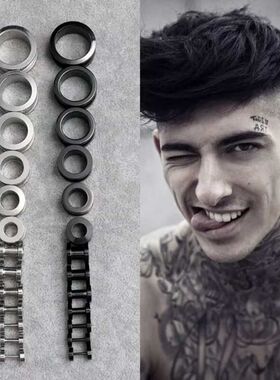 耳扩饰品耳洞变大撑大扩耳器 耳廓扩耳洞神器耳环耳钉 滑轮阔耳器