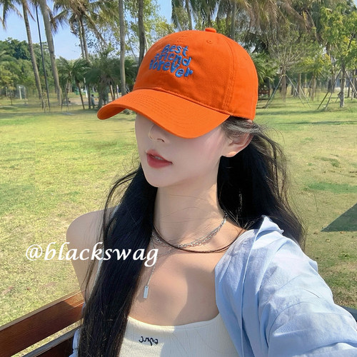 「Best friend forever」韩版ins网红款帽子女礼物鸭舌帽棒球帽男