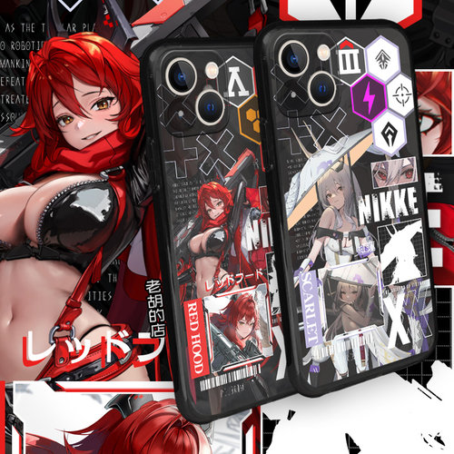 老胡的店NIKKE小红帽桃乐丝doro灰姑娘红莲布兰儿苹果16手机壳套