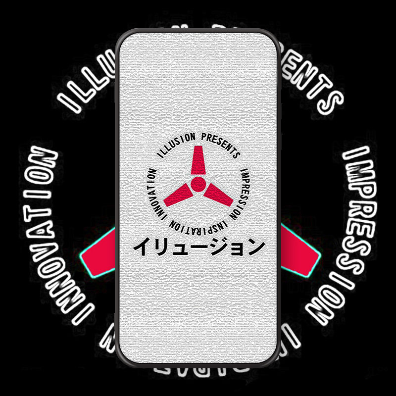 i社illusion标志一撸神logo老司机宅男黄油周边ai少女软手机壳套