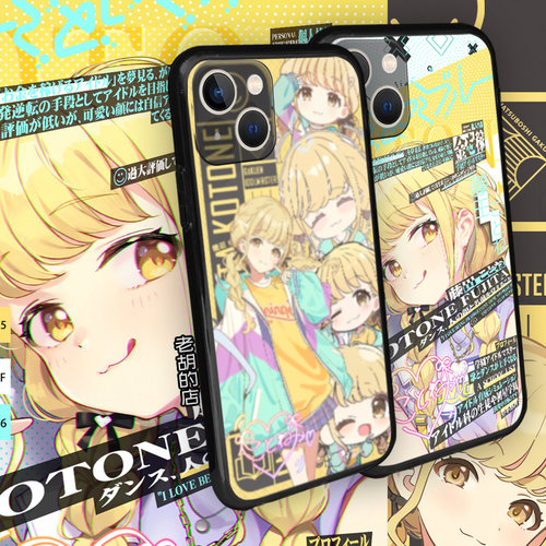 老胡的店学园偶像大师﻿藤田言音琴音周边定制做小米苹果15手机壳