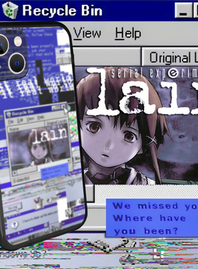 老胡的店serial experiments lain铃音lain手机壳周边苹果15华为