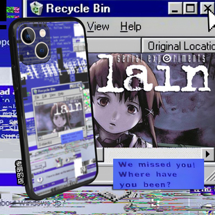 老胡的店serial experiments lain铃音lain手机壳周边苹果15华为