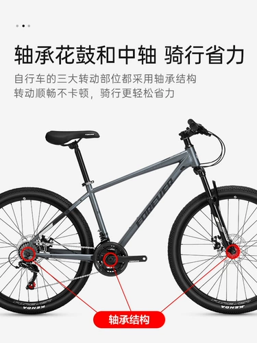 Альпинистский велосипед постоянного бренда Shimano, 21-скоростной мужской и женский велосипед с регулируемой скоростью для взрослых, молодежный студенческий 26-дюймовый велосипед