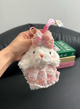 毛绒小兔公仔包包挂饰