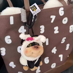 正版精致蜜蜂小狗包包挂件书包钥匙扣挂饰情侣闺蜜礼物包包配饰