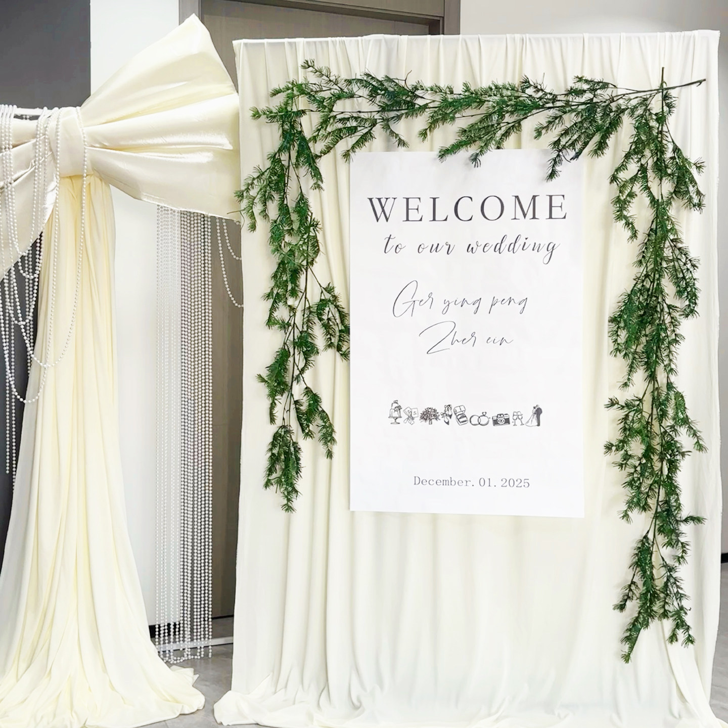 森系生日宴派对拍照背景墙氛围感布置装饰可定制贴纸奶油大蝴蝶结,节庆用品/礼品,装扮布置套餐,淘宝优惠券,粉丝福利购,淘宝优惠卷