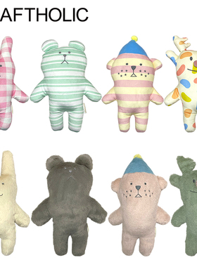 CRAFTHOLIC可爱圣诞节玩偶公仔布娃娃毛绒玩具小兔子小熊狗狗抱枕