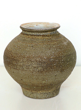 【特大号】复古粗陶罐子花器摆件